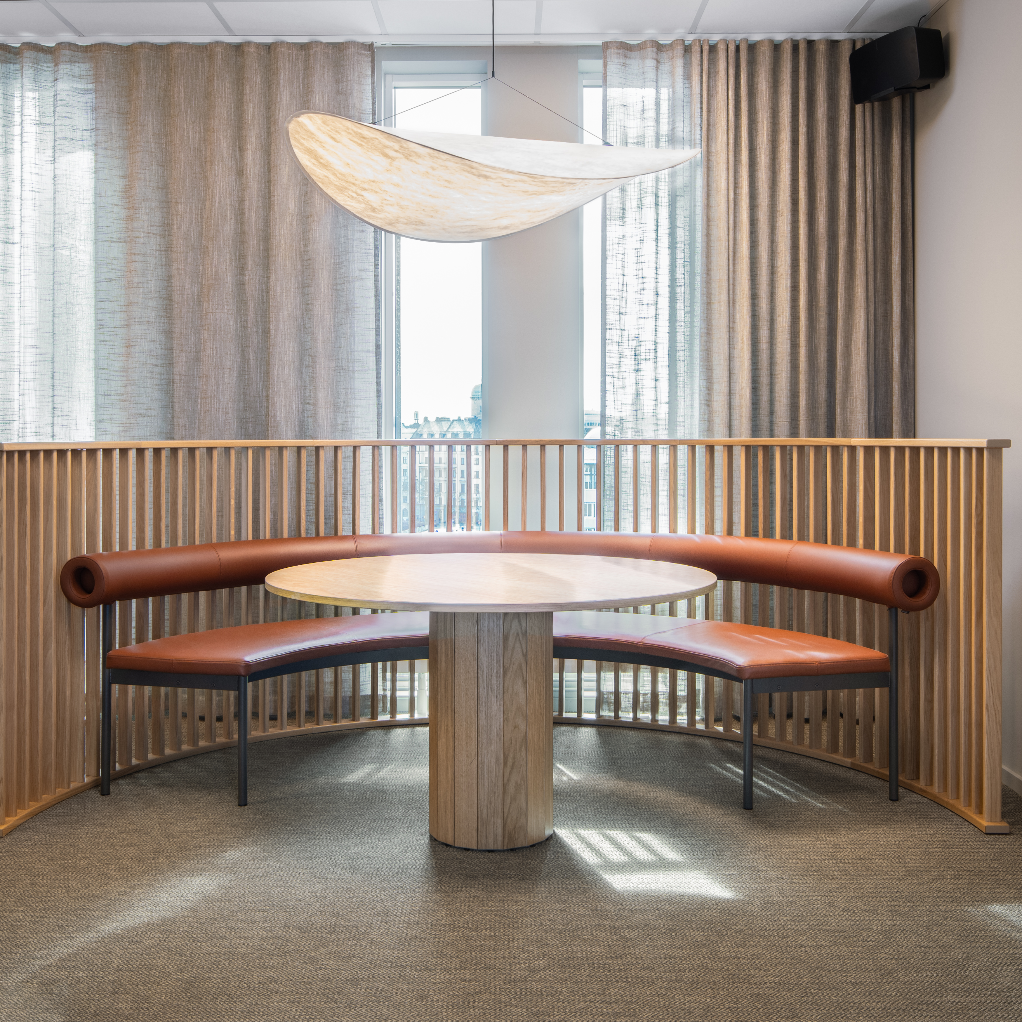 Ray room divider Cap dining table pedestal table Karl Andersson Söner